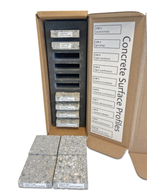 ICRI-set med betongprofiler