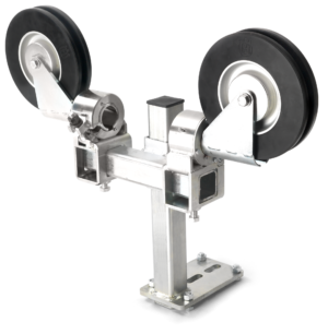 Offset pulley double, slot